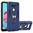 Custodia Silicone e Plastica Opaca Cover con Magnetico Anello Supporto per LG K51