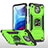 Custodia Silicone e Plastica Opaca Cover con Magnetico Anello Supporto per Motorola Moto G Power (2021) Verde Pastello