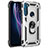 Custodia Silicone e Plastica Opaca Cover con Magnetico Anello Supporto per Motorola Moto One Fusion Plus