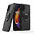 Custodia Silicone e Plastica Opaca Cover con Magnetico Anello Supporto per Realme 7 Pro