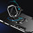 Custodia Silicone e Plastica Opaca Cover con Magnetico Anello Supporto per Realme 7i