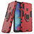 Custodia Silicone e Plastica Opaca Cover con Magnetico Anello Supporto per Samsung Galaxy A20s