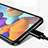 Custodia Silicone e Plastica Opaca Cover con Magnetico Anello Supporto per Samsung Galaxy A21s