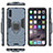 Custodia Silicone e Plastica Opaca Cover con Magnetico Anello Supporto per Samsung Galaxy A50