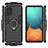 Custodia Silicone e Plastica Opaca Cover con Magnetico Anello Supporto per Samsung Galaxy A51 5G