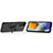 Custodia Silicone e Plastica Opaca Cover con Magnetico Anello Supporto per Samsung Galaxy F23 5G