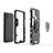 Custodia Silicone e Plastica Opaca Cover con Magnetico Anello Supporto per Samsung Galaxy M21s