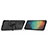 Custodia Silicone e Plastica Opaca Cover con Magnetico Anello Supporto per Samsung Galaxy Quantum2 5G
