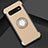 Custodia Silicone e Plastica Opaca Cover con Magnetico Anello Supporto per Samsung Galaxy S10 5G