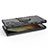 Custodia Silicone e Plastica Opaca Cover con Magnetico Anello Supporto per Samsung Galaxy S23 Ultra 5G