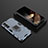 Custodia Silicone e Plastica Opaca Cover con Magnetico Anello Supporto per Samsung Galaxy S24 5G