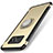 Custodia Silicone e Plastica Opaca Cover con Magnetico Anello Supporto per Samsung Galaxy S7 Edge G935F Oro