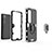 Custodia Silicone e Plastica Opaca Cover con Magnetico Anello Supporto per Xiaomi Mi 10 Ultra