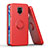 Custodia Silicone e Plastica Opaca Cover con Magnetico Anello Supporto QW1 per Xiaomi Poco M2 Pro