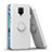 Custodia Silicone e Plastica Opaca Cover con Magnetico Anello Supporto QW1 per Xiaomi Poco M2 Pro