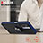 Custodia Silicone e Plastica Opaca Cover con Magnetico Anello Supporto QW2 per OnePlus Nord N300 5G
