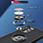 Custodia Silicone e Plastica Opaca Cover con Magnetico Anello Supporto QW2 per Samsung Galaxy A32 5G