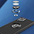 Custodia Silicone e Plastica Opaca Cover con Magnetico Anello Supporto QW2 per Samsung Galaxy M12