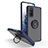 Custodia Silicone e Plastica Opaca Cover con Magnetico Anello Supporto QW2 per Samsung Galaxy S20 FE 4G