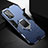 Custodia Silicone e Plastica Opaca Cover con Magnetico Anello Supporto R01 per Huawei Honor 30 Lite 5G