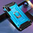 Custodia Silicone e Plastica Opaca Cover con Magnetico Anello Supporto R01 per Huawei Honor View 30 Pro 5G