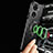 Custodia Silicone e Plastica Opaca Cover con Magnetico Anello Supporto R01 per Huawei Nova 11 SE