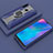 Custodia Silicone e Plastica Opaca Cover con Magnetico Anello Supporto R01 per Huawei P30 Lite New Edition