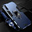 Custodia Silicone e Plastica Opaca Cover con Magnetico Anello Supporto R01 per Samsung Galaxy A70
