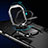 Custodia Silicone e Plastica Opaca Cover con Magnetico Anello Supporto R01 per Samsung Galaxy M32 4G