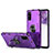 Custodia Silicone e Plastica Opaca Cover con Magnetico Anello Supporto R01 per Samsung Galaxy S20 5G