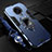 Custodia Silicone e Plastica Opaca Cover con Magnetico Anello Supporto R01 per Xiaomi Poco F2 Pro