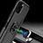 Custodia Silicone e Plastica Opaca Cover con Magnetico Anello Supporto R02 per Apple iPhone 11 Pro