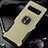 Custodia Silicone e Plastica Opaca Cover con Magnetico Anello Supporto R02 per Samsung Galaxy S10