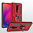 Custodia Silicone e Plastica Opaca Cover con Magnetico Anello Supporto R02 per Xiaomi Redmi K20