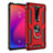 Custodia Silicone e Plastica Opaca Cover con Magnetico Anello Supporto R02 per Xiaomi Redmi K20 Pro