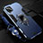 Custodia Silicone e Plastica Opaca Cover con Magnetico Anello Supporto R03 per Huawei Nova 6 SE