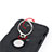 Custodia Silicone e Plastica Opaca Cover con Magnetico Anello Supporto R04 per Huawei Honor 20 Lite