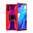 Custodia Silicone e Plastica Opaca Cover con Magnetico Anello Supporto R04 per Huawei Nova 5