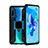 Custodia Silicone e Plastica Opaca Cover con Magnetico Anello Supporto R04 per Huawei P20 Lite (2019)