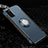 Custodia Silicone e Plastica Opaca Cover con Magnetico Anello Supporto R04 per Samsung Galaxy S20
