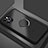 Custodia Silicone e Plastica Opaca Cover con Magnetico Anello Supporto R05 per Apple iPhone 11 Pro Max Nero