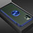 Custodia Silicone e Plastica Opaca Cover con Magnetico Anello Supporto R07 per Apple iPhone 11 Pro