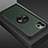 Custodia Silicone e Plastica Opaca Cover con Magnetico Anello Supporto R07 per Apple iPhone 11 Pro