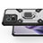 Custodia Silicone e Plastica Opaca Cover con Magnetico Anello Supporto R08 per Xiaomi Mi 11 5G