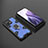 Custodia Silicone e Plastica Opaca Cover con Magnetico Anello Supporto R11 per Xiaomi Mi 11 Lite 5G NE Blu