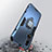 Custodia Silicone e Plastica Opaca Cover con Magnetico Anello Supporto S01 per Huawei Nova 6 5G