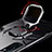 Custodia Silicone e Plastica Opaca Cover con Magnetico Anello Supporto S01 per Xiaomi Mi 10 Ultra