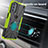 Custodia Silicone e Plastica Opaca Cover con Magnetico Anello Supporto S02 per Motorola Moto G31