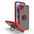 Custodia Silicone e Plastica Opaca Cover con Magnetico Anello Supporto S02 per Motorola Moto G50 5G