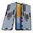Custodia Silicone e Plastica Opaca Cover con Magnetico Anello Supporto S02 per Samsung Galaxy M52 5G
